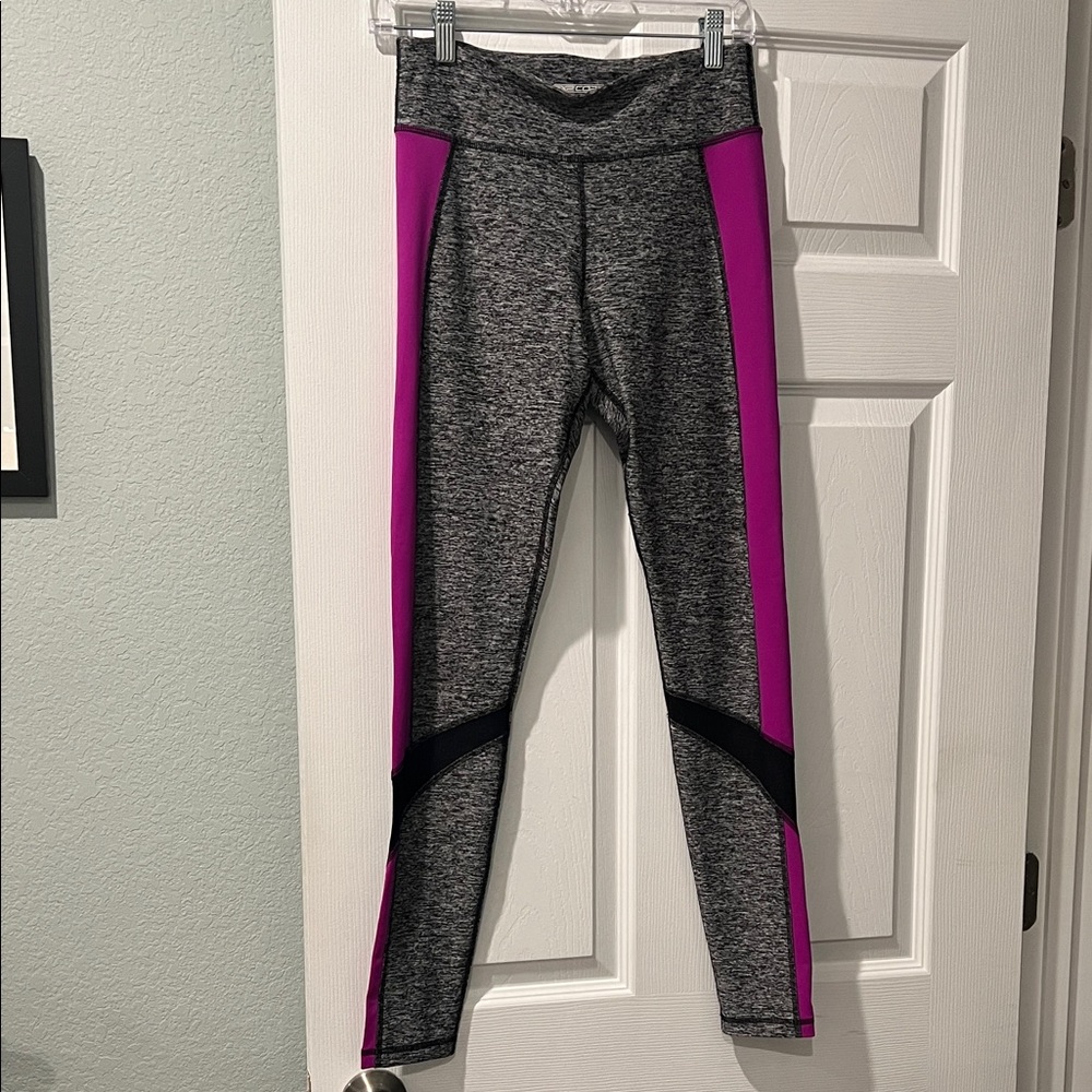 Express Gray and Purple Leggings